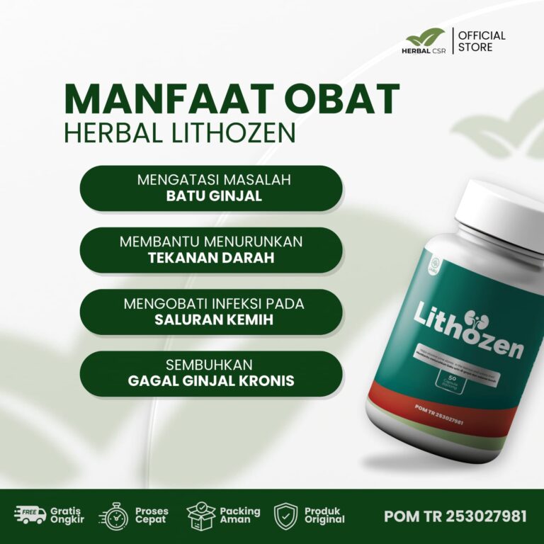 obat batu ginjal lithozen